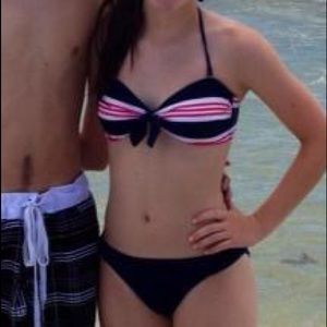 Bandeau bikini top size small